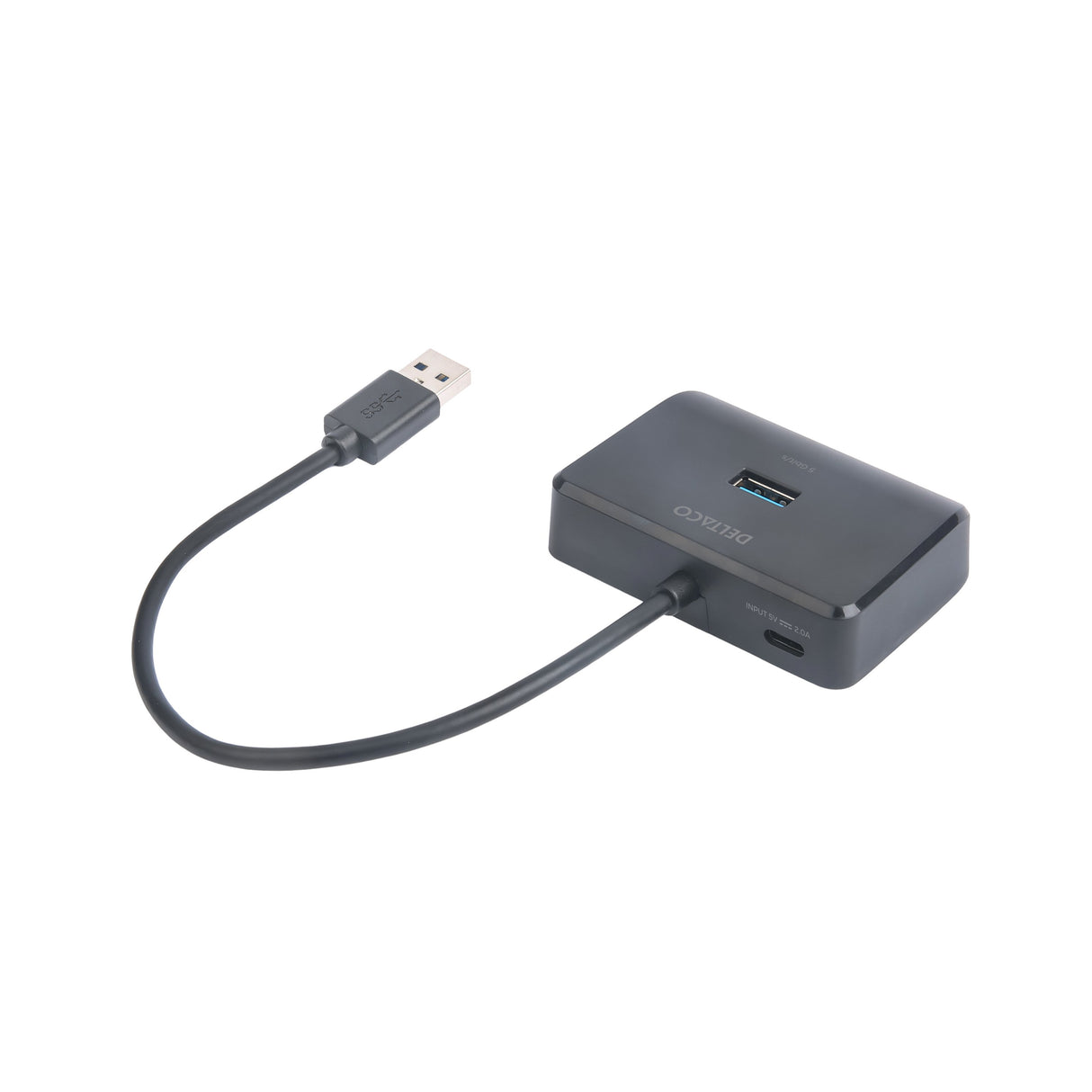 EAN 7333048060662 - Deltaco UH-735 hub de interfaz USB 3.2 Gen 1 (3.1 Gen 1) Type-A 5000 Mbit/s Negro imagen 3