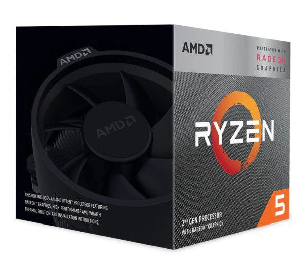 Procesador Amd Ryzen 5 3400g 3.7ghz Box Am4 - Yd3400c5fhbox