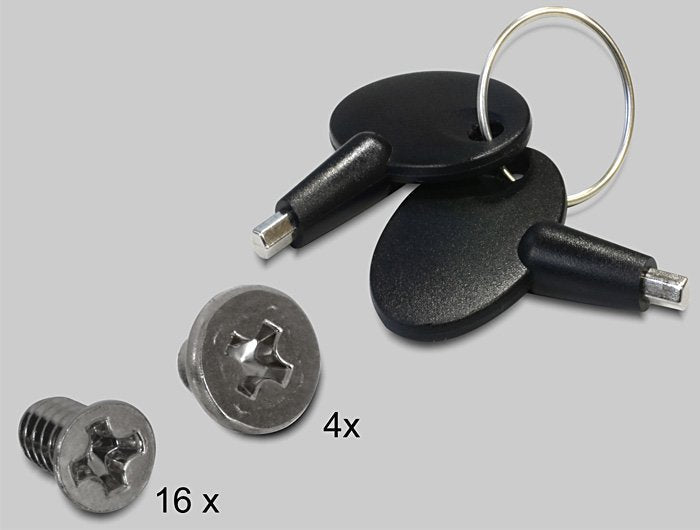 EAN 4043619472208 - DeLOCK 47220 panel bahía disco duro Negro imagen 7