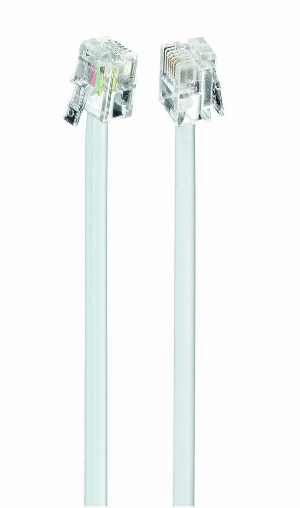 EAN 8716309017480 - Gembird TC6P4C-3M cable telefónico Blanco imagen 1
