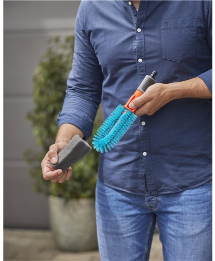 Cepillos De Lavado Gardena 18864-20 Gris/Turquesa