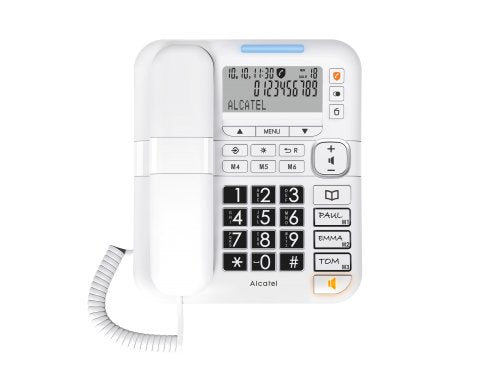 Alcatel Telefono Fijo Compacto Tmax70 Blanco