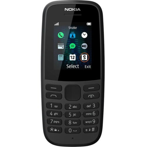 Movil Nokia 105 2019 4mb Ds Black Oem