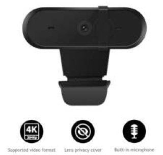 Webcam Nilox Nxwca02 4k Con Doble Microfono Enfoque Automatico