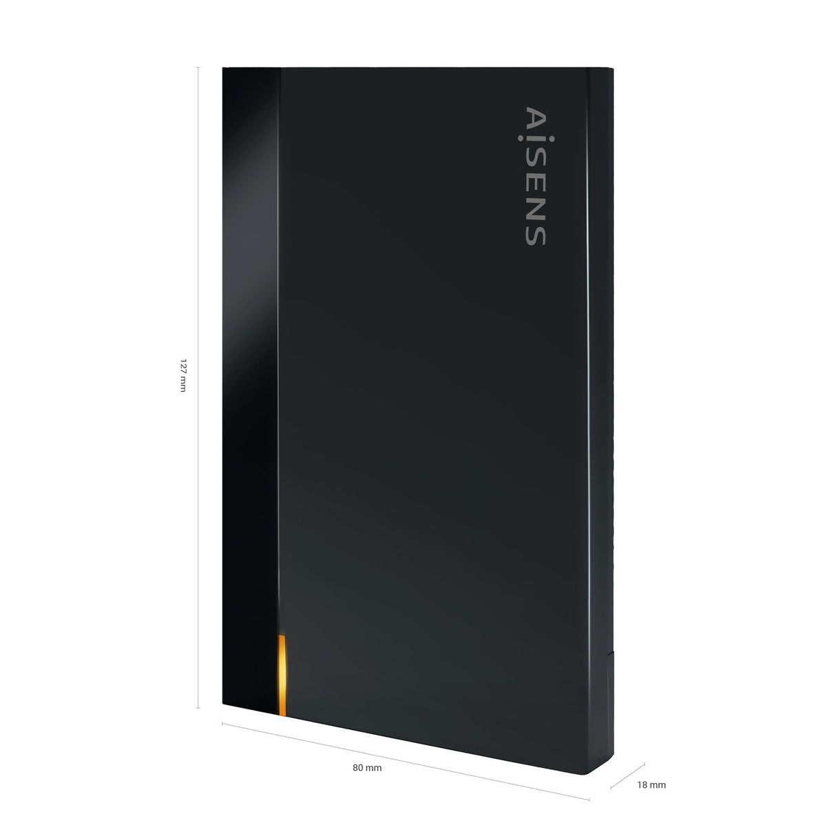 EAN 8436574707908 - AISENS ASE-2524B caja para disco duro externo Caja externa para unidad de estado sólido (SSD) Negro 2.5" imagen 3