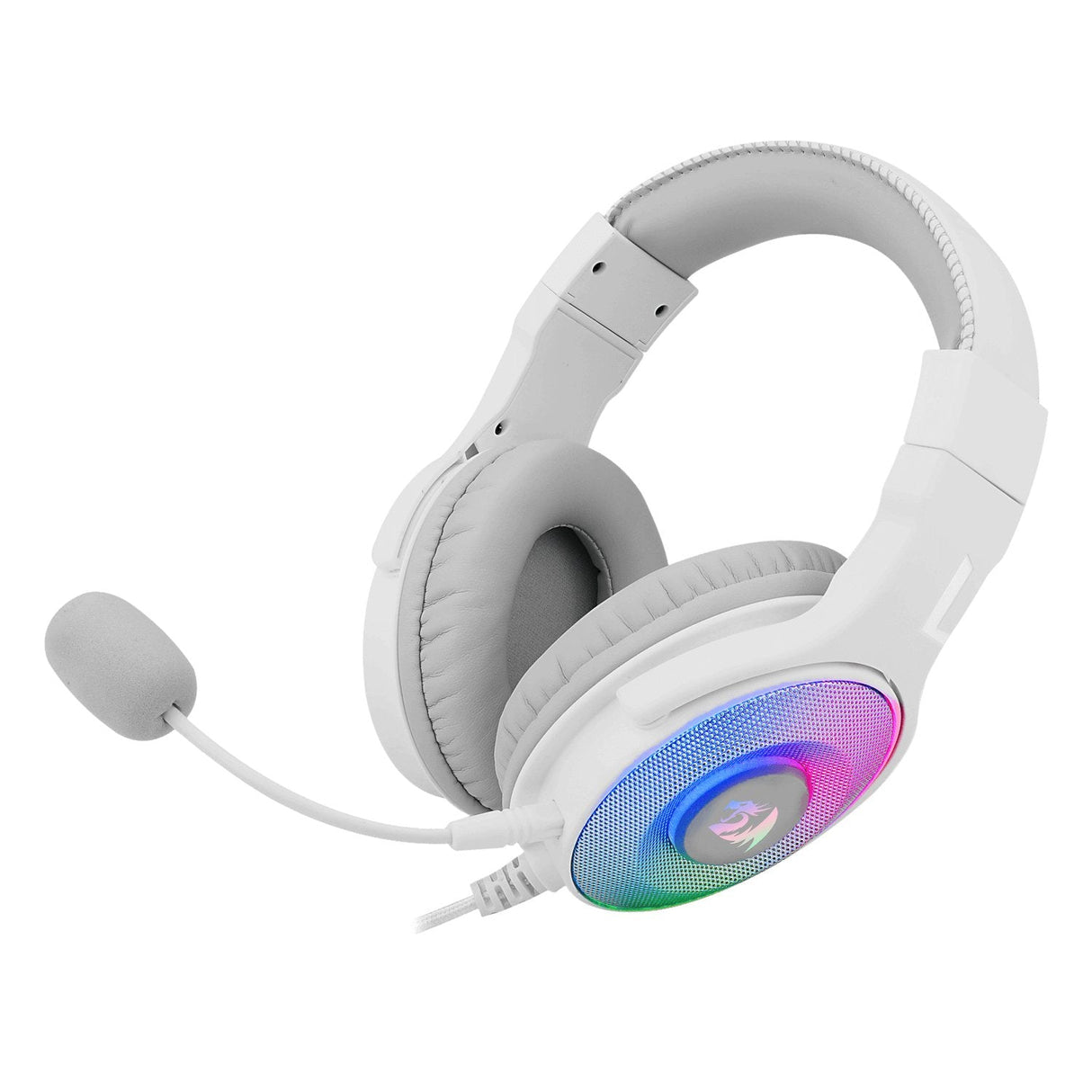 Redragon Pandora 2 Auricular Gaming Rgb Adaptador Xbox/Ps4 Micrófono Blanco