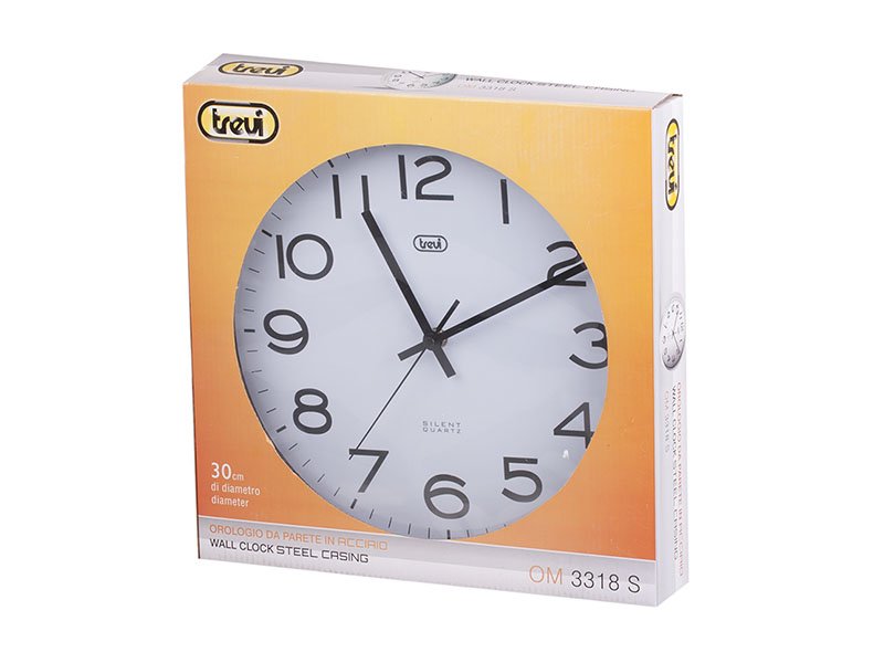 Reloj De Pared Trevi Om 3318 S Metal