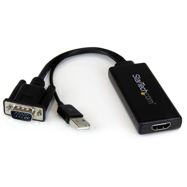 EAN 0065030854962 - StarTech.com VGA2HDU adaptador de cable de vídeo Negro imagen 1