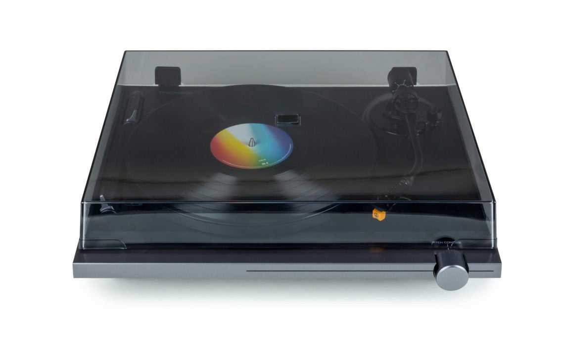 EAN 3499550386080 - Thomson TT700 Tocadiscos de tracción por correa Negro, Transparente Automático imagen 6