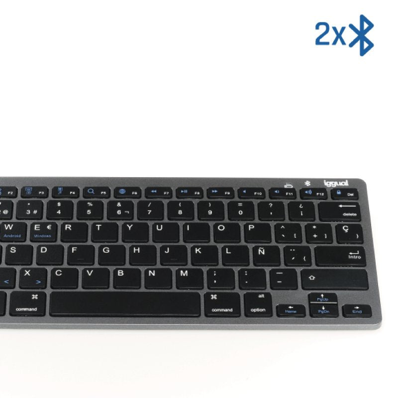EAN 8435364316917 - iggual IGG316917 teclado QWERTY Negro, Gris imagen 10