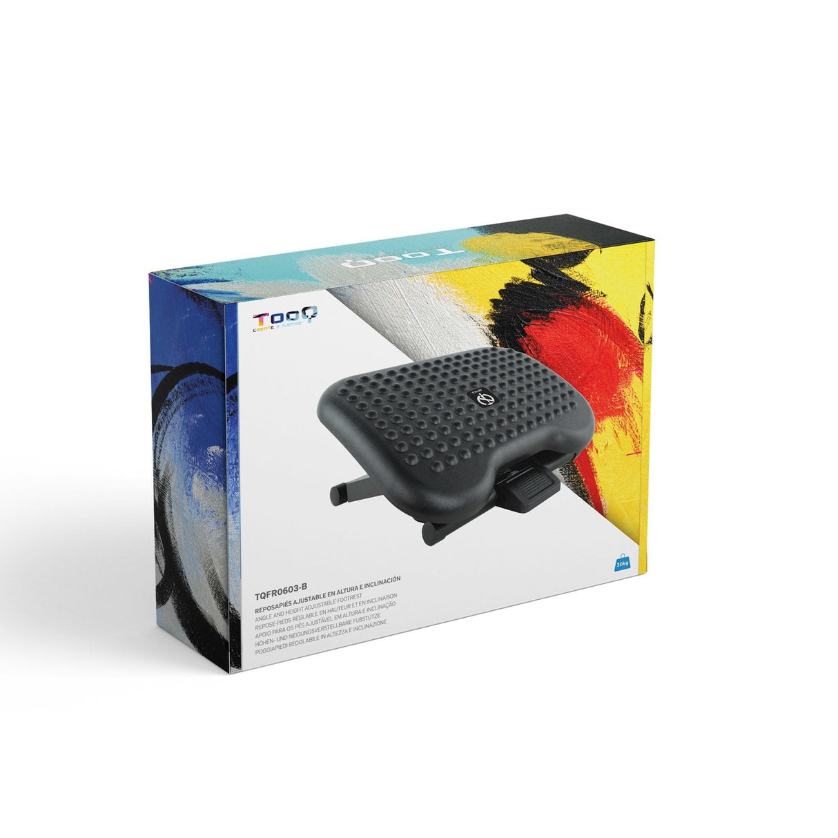 Tooq Reposapies Ajustable Confort - Negro