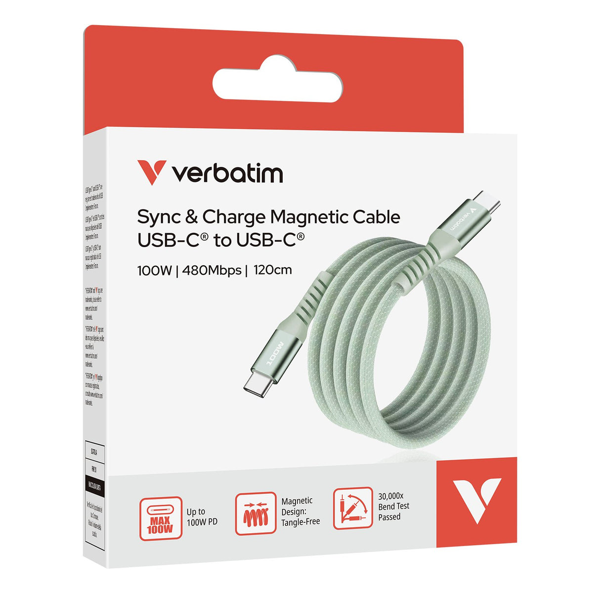 EAN 0023942318552 - Verbatim 31855 cable USB USB 2.0 1,2 m USB C Verde imagen 5