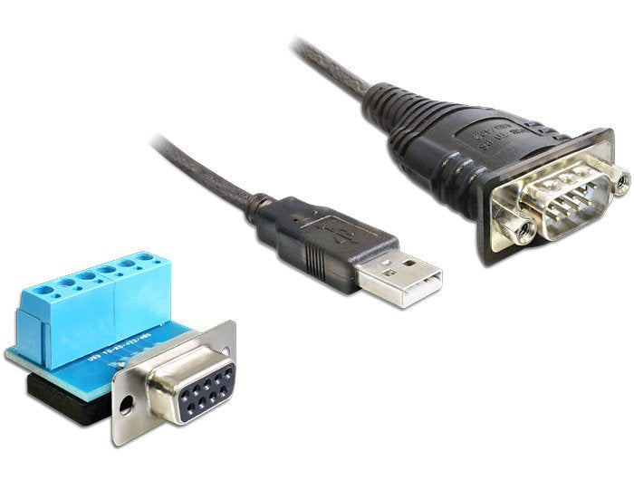 Delock Cable Usb A -> 1x Rs-422/485 M/M 0.80m