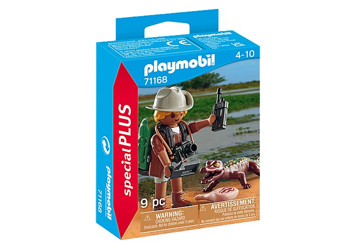 Playmobil 71168 Specialplus Forscher Mit Jungem Kaiman, Juguete De Construcción 71168