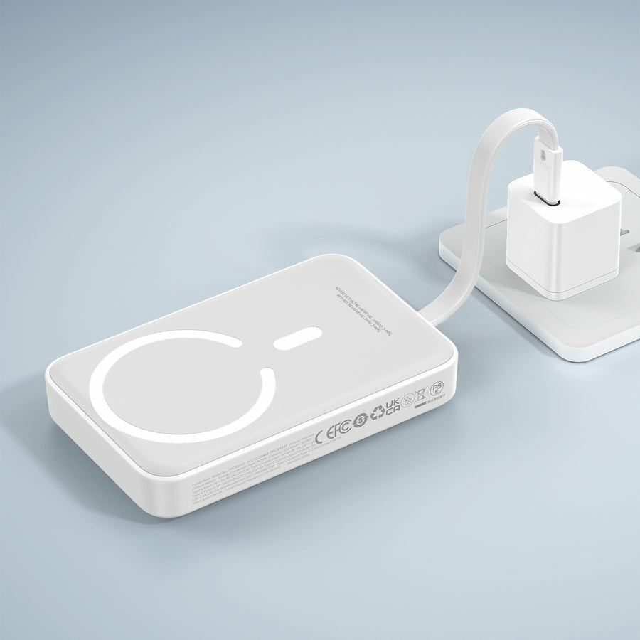 EAN 0850056972468 - Baseus P1002210B223-00 batería externa Polímero de litio 10000 mAh Cargador inalámbrico Blanco imagen 7