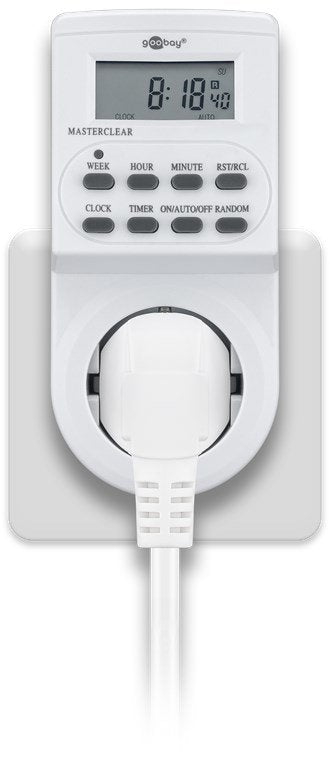 EAN 4040849512773 - Goobay 51277 contador eléctrico Blanco Programador eléctrico diario/semanal imagen 4