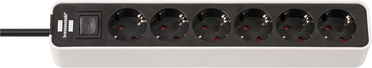 EAN 4007123647569 - Brennenstuhl 1153260020 base múltiple 1,5 m 6 salidas AC Negro, Blanco imagen 3