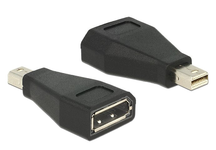 Delock Adaptador Mini Displayport 1.2 Macho > Displayport Hembra Negro