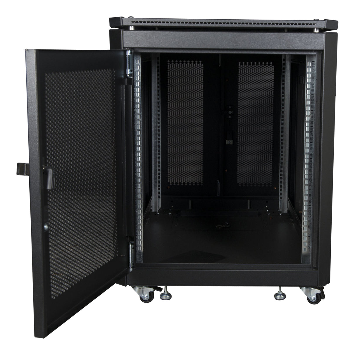 EAN 5420016846365 - LOGON RSL12U61BL armario rack 12U Rack o bastidor independiente Negro imagen 2