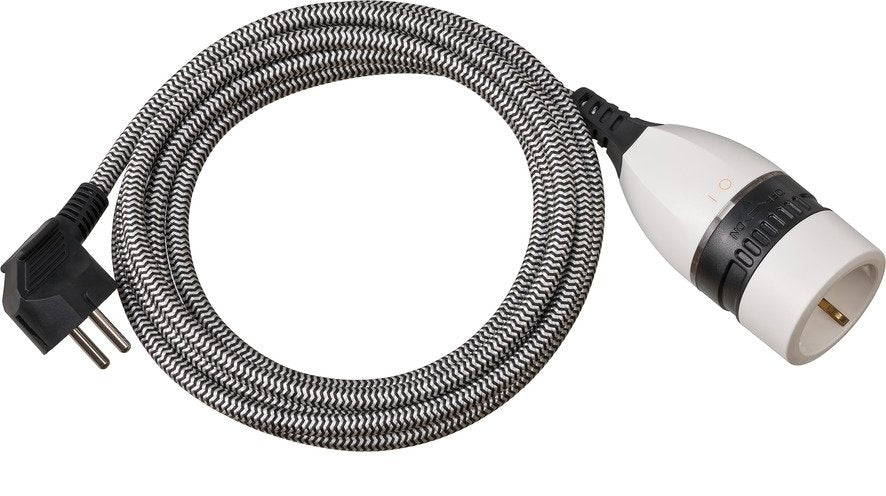 Brennenstuhl 1161830 Base Múltiple 3 M 1 Salidas Ac Interior Negro, Blanco