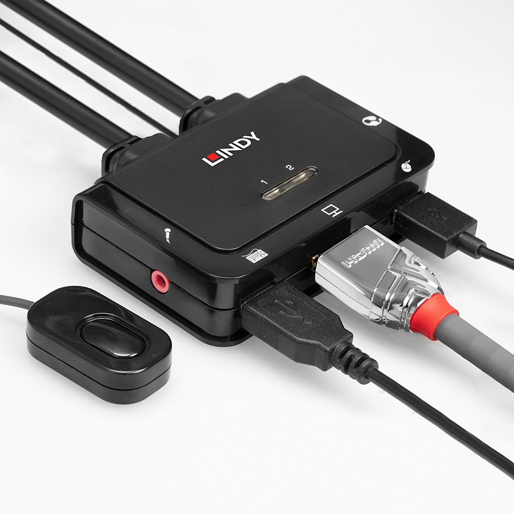 EAN 4002888423403 - Lindy 42340 interruptor KVM Negro imagen 5