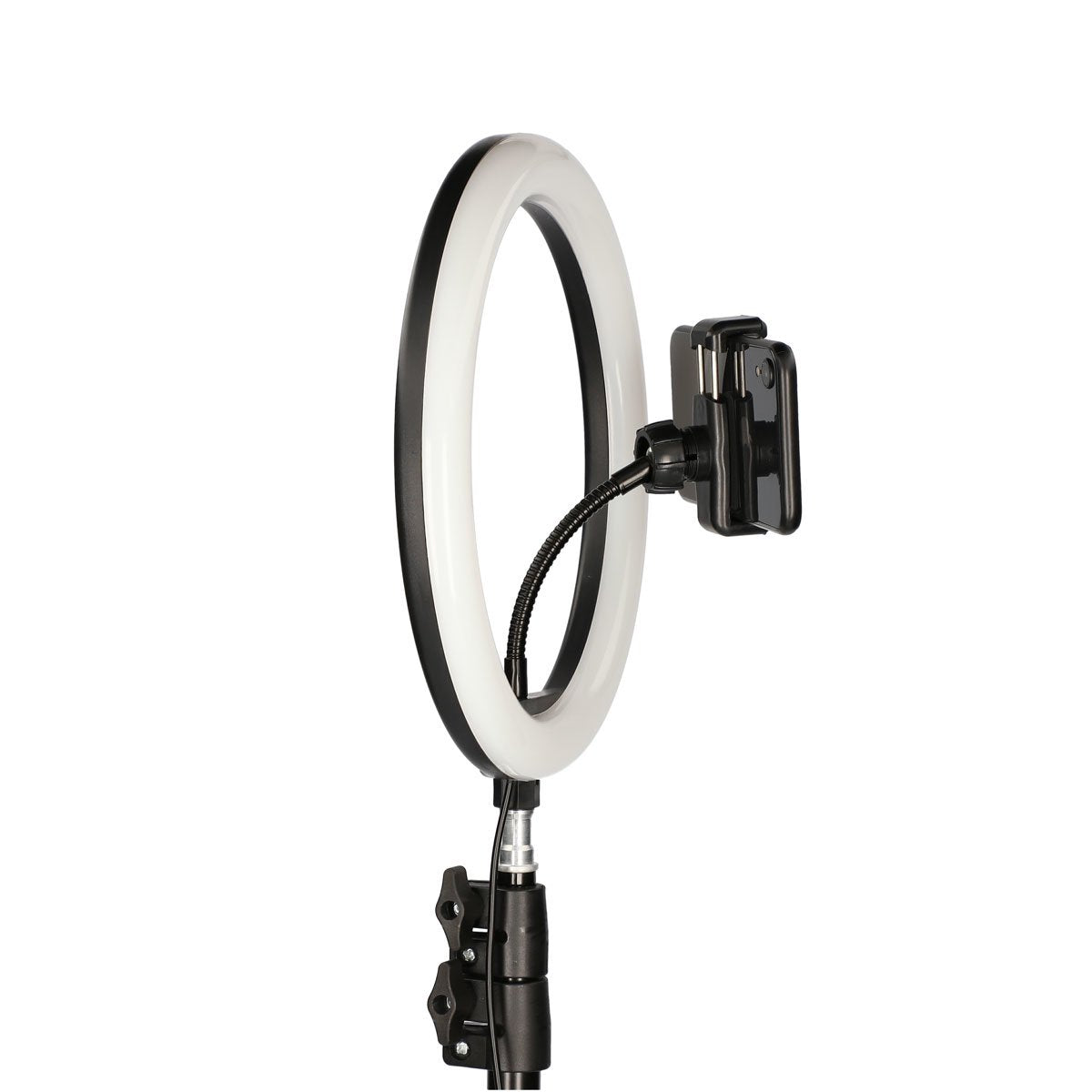 Kit Studio Live Max Ksix Anillo Led Con Trípode Suelo 1,60 Cm Para Smartphone