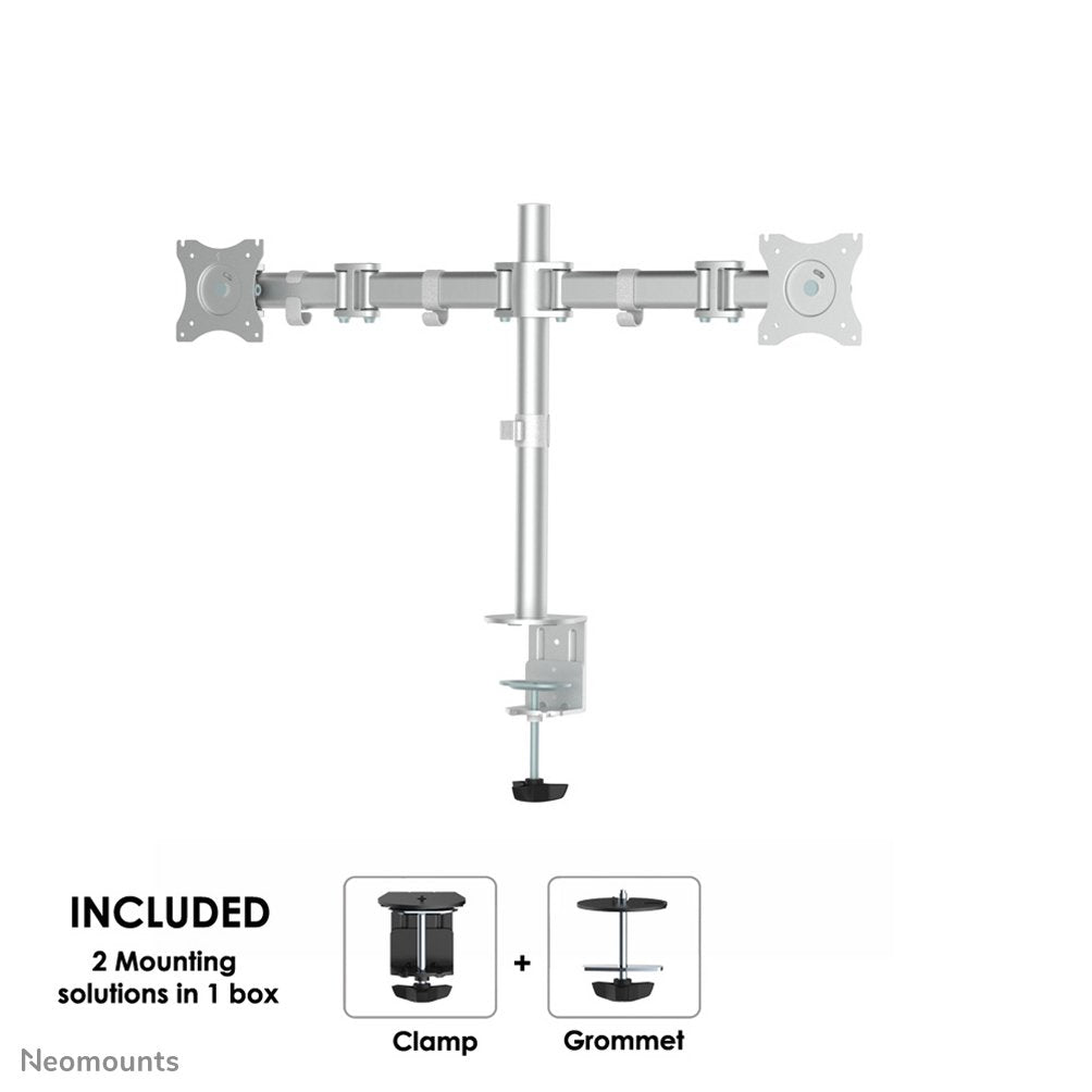 EAN 8717371445256 - Neomounts NM-D135DSILVER soporte para monitor 68,6 cm (27") Escritorio Plata imagen 2