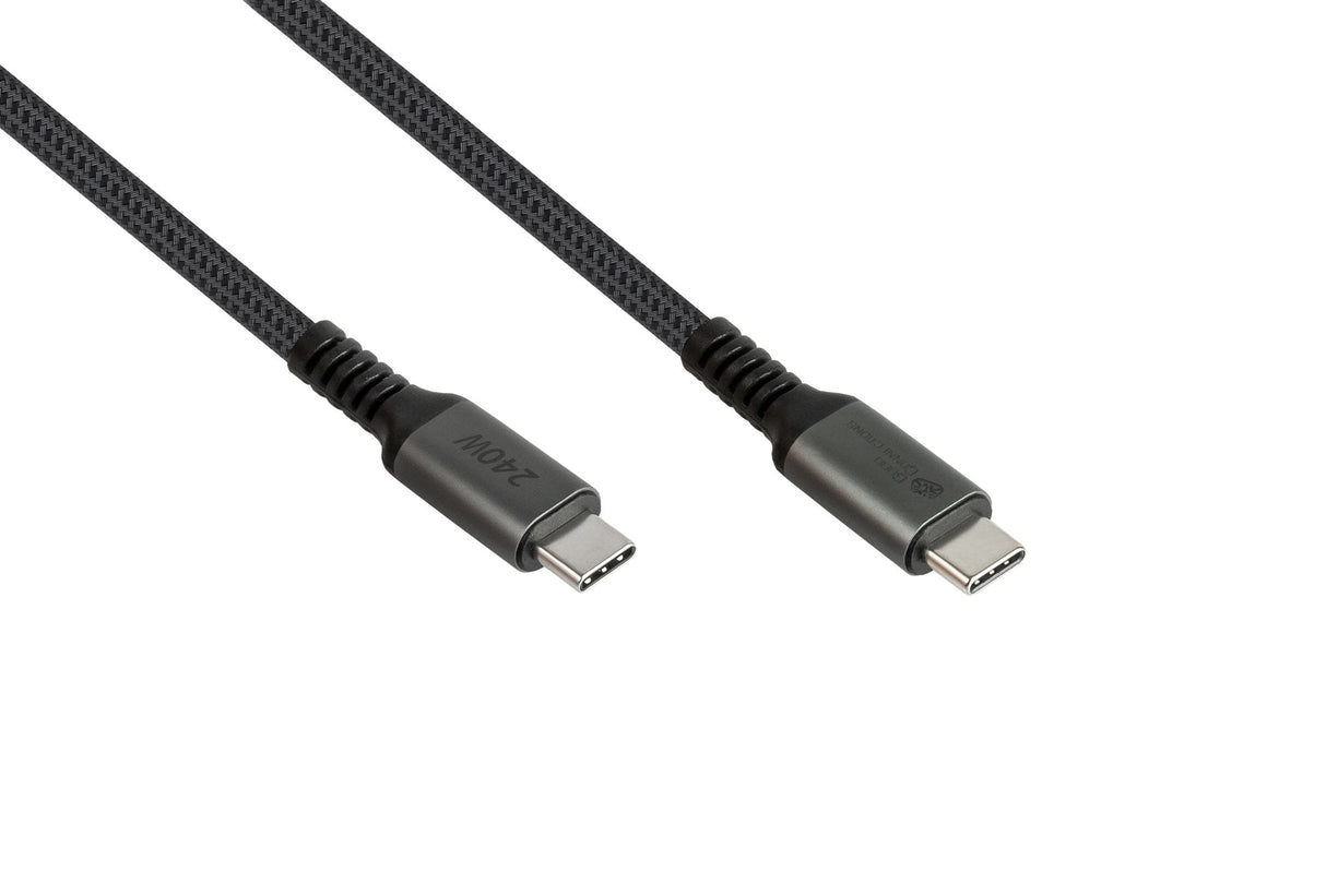 Cable Alcasa 2240-Cct005a Usb Usb 2.0 2 M Usb C Negro