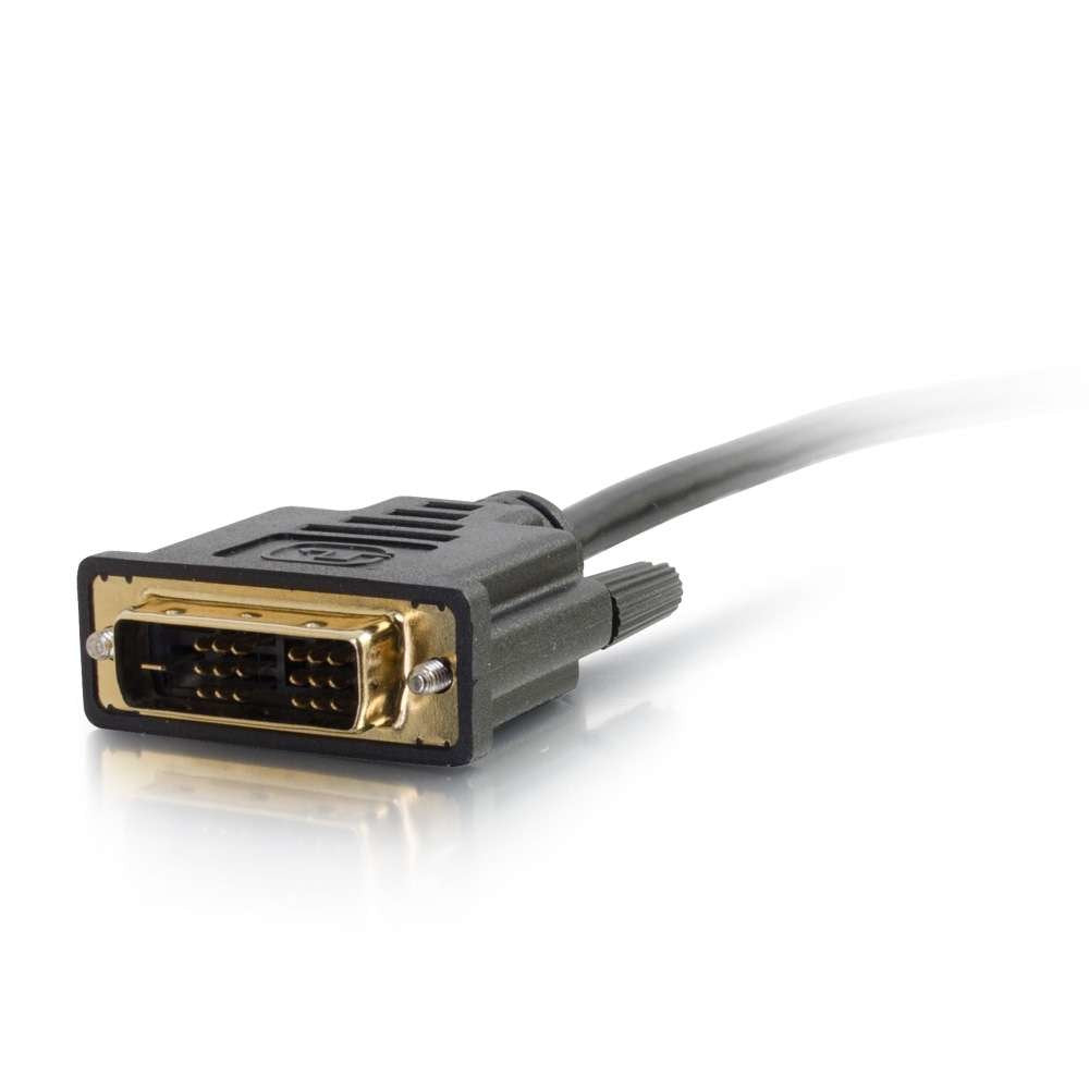 Cable C2g 0.5m (1.6ft) Hdmi To Dvi Hdmi To Dvi-D Adapter Cable 1080p Cable Adaptador Dvi-D Macho A Hdmi Macho 50 Cm Blindado Negro