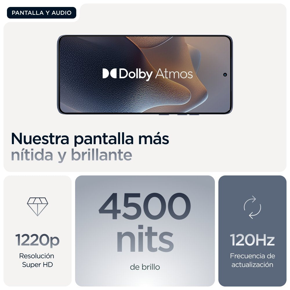 EAN 840023295898 - Motorola edge 60 fusion 16,9 cm (6.67") SIM doble Android 15 5G USB Tipo C 8 GB 256 GB 5200 mAh Gris imagen 18