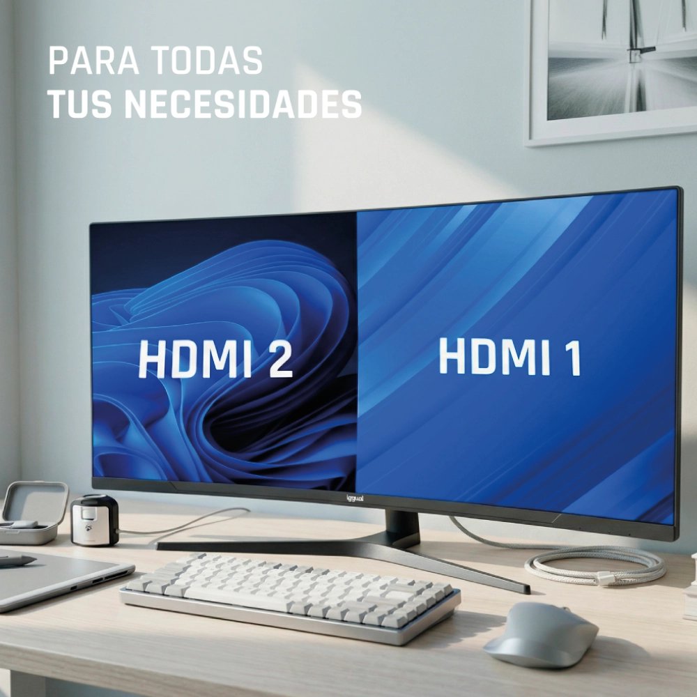 EAN 8435364319543 - iggual IGG319543 pantalla para PC 86,4 cm (34") 3440 x 1440 Pixeles Wide Quad HD LED Negro imagen 10