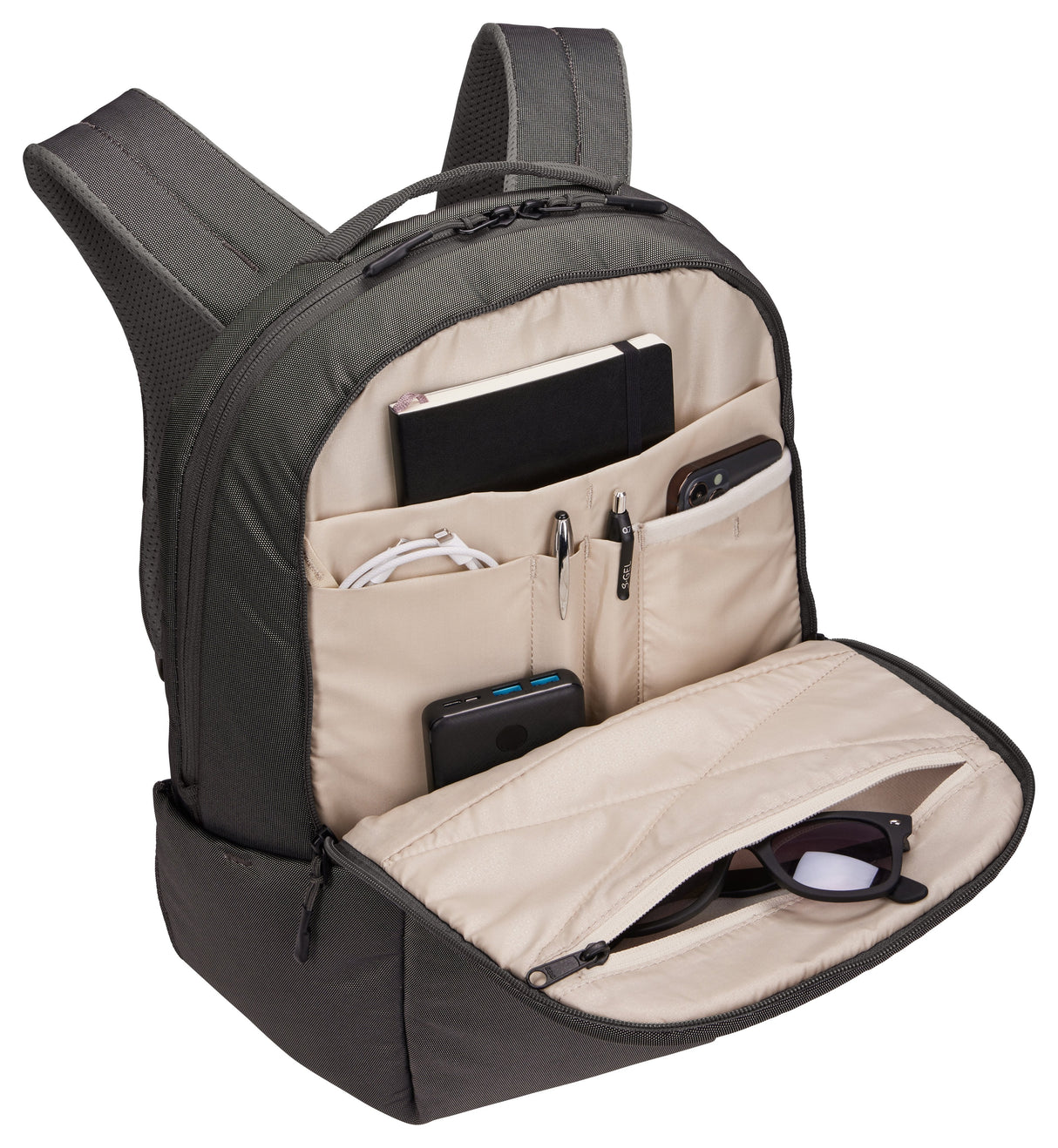EAN 0085854255561 - Thule Subterra 2 TSLB415 Vetiver Gray mochila Mochila informal Gris Poliéster imagen 7