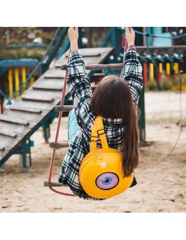 Mochila Con Pantalla Led Woxter Loy-Big Eye Amarilla