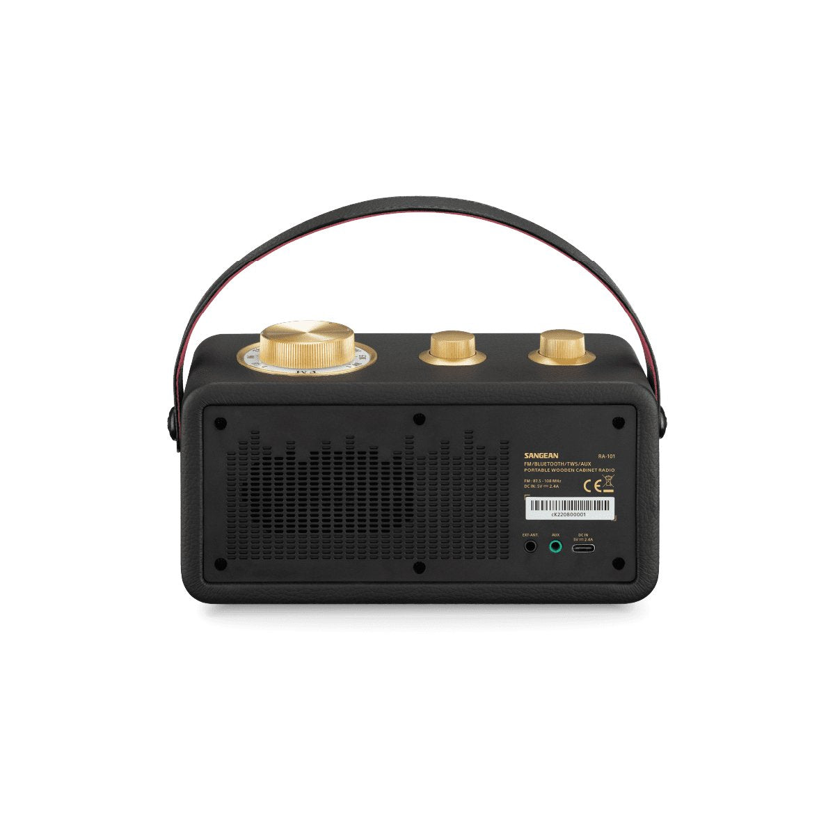 EAN 4711317997476 - Sangean RA-101 Portátil Analógica Negro, Oro imagen 4