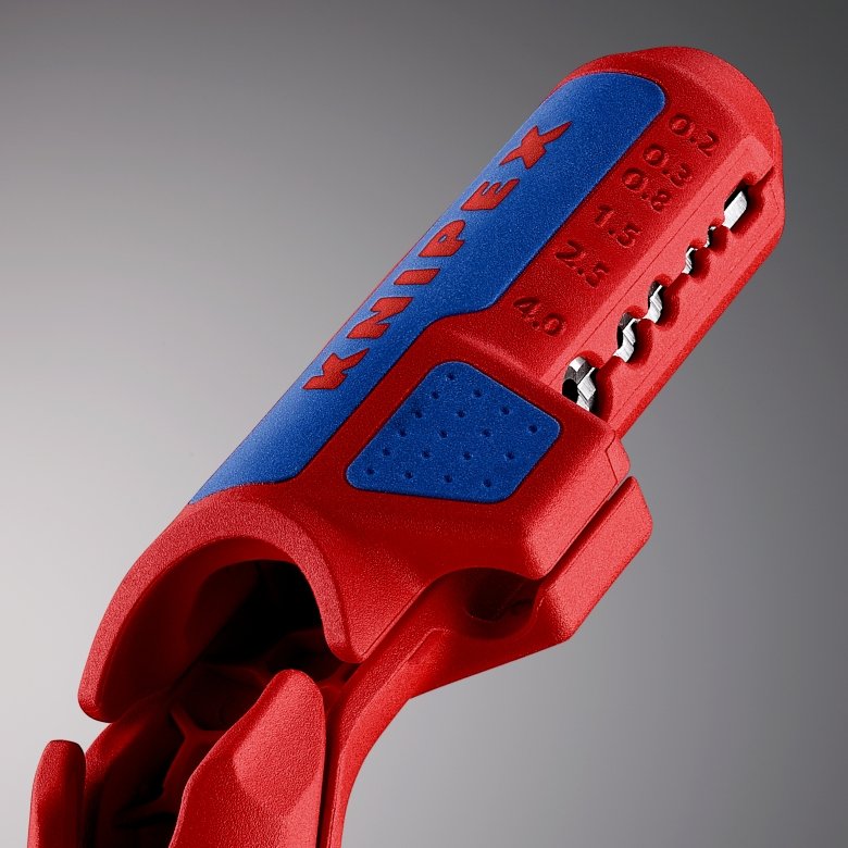 Knipex Ergostrip Pelacable Azul, Rojo