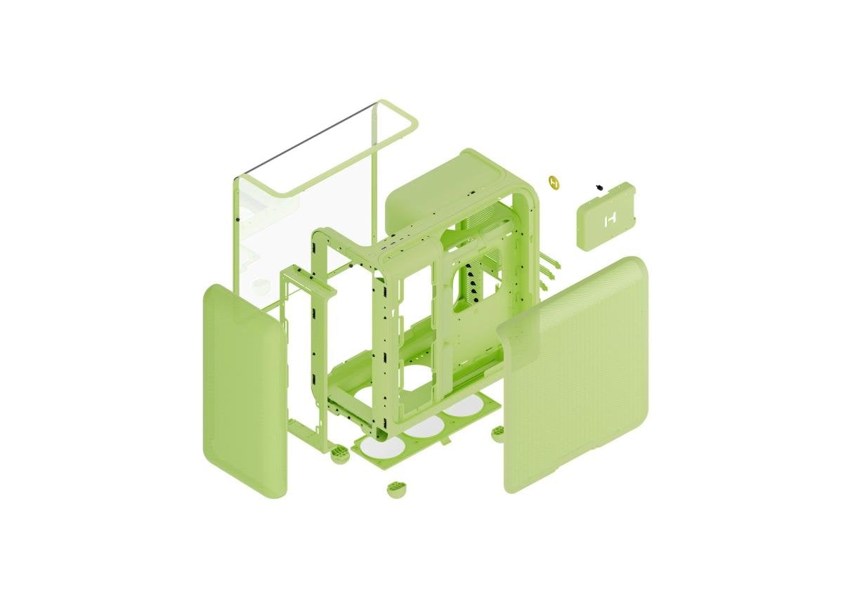 EAN 1220000352582 - HYTE X50 MID TOWER CASE MATCHA MILK imagen 7