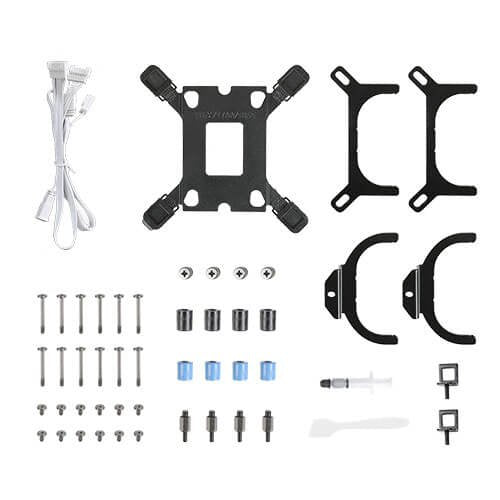 Kit Watercooling Aio Antec Skeleton Rgb - 360mm (Blanco)