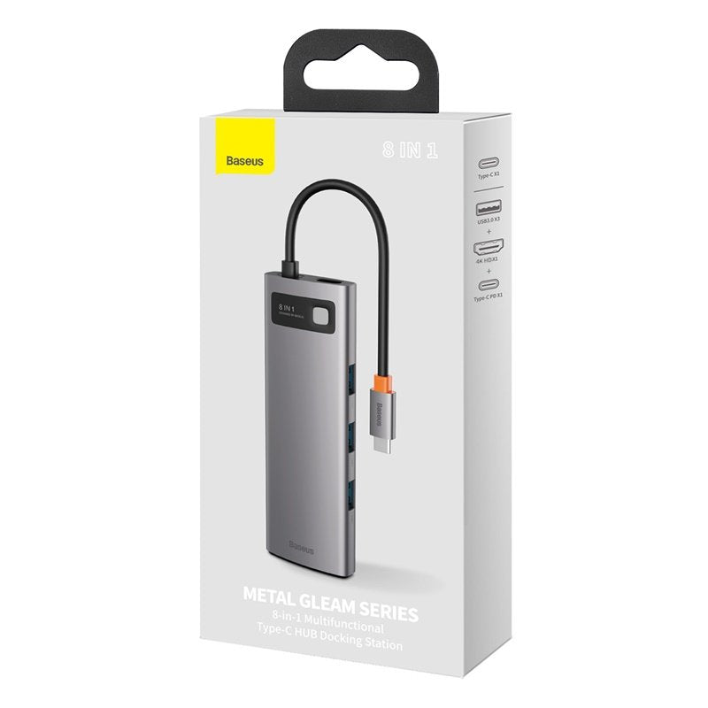 EAN 6953156204652 - Baseus Metal Gleam USB 3.2 Gen 1 (3.1 Gen 1) Type-C Gris imagen 10