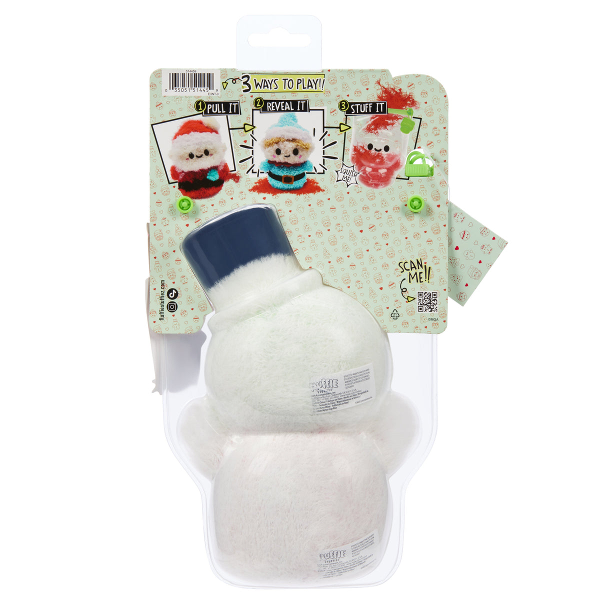 EAN 0035051514459 - MGA Entertainment Fluffie Stuffiez Small Plush - Holiday Snowman imagen 8