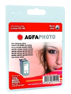 Agfaphoto Apcpg40b Cartucho De Tinta Negro