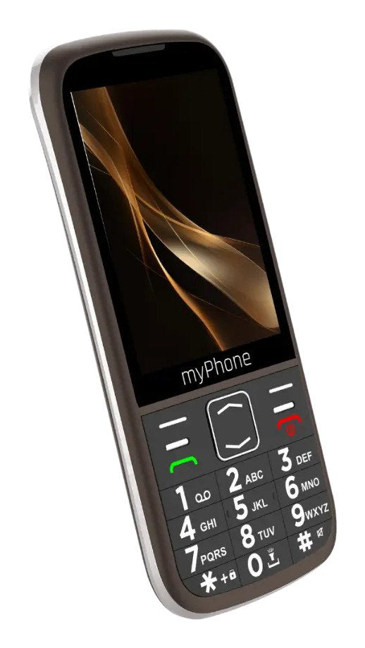 EAN 5902983634829 - myPhone TEL001039 teléfono móvil 8,89 cm (3.5") 138 g Marrón Teléfono para personas mayores imagen 4