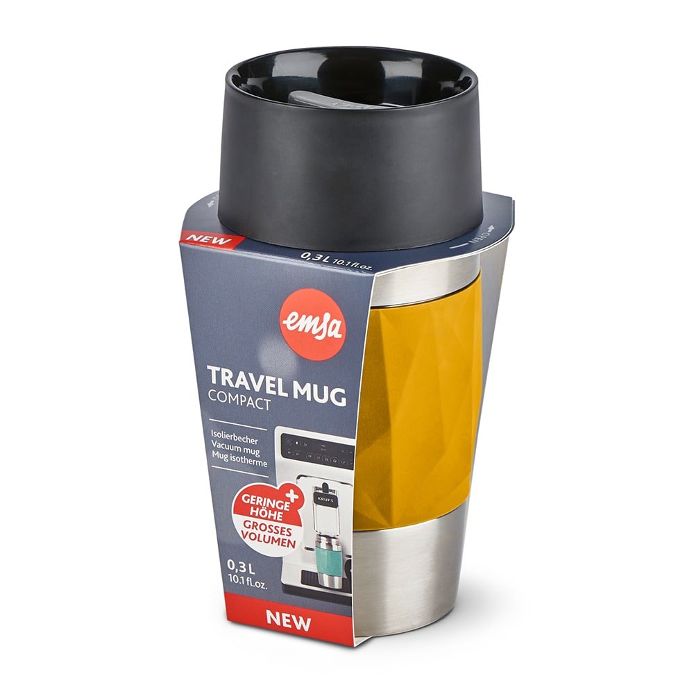 Emsa Taza De Viaje Taza Térmica Compacta 0,3 Litros N2161000