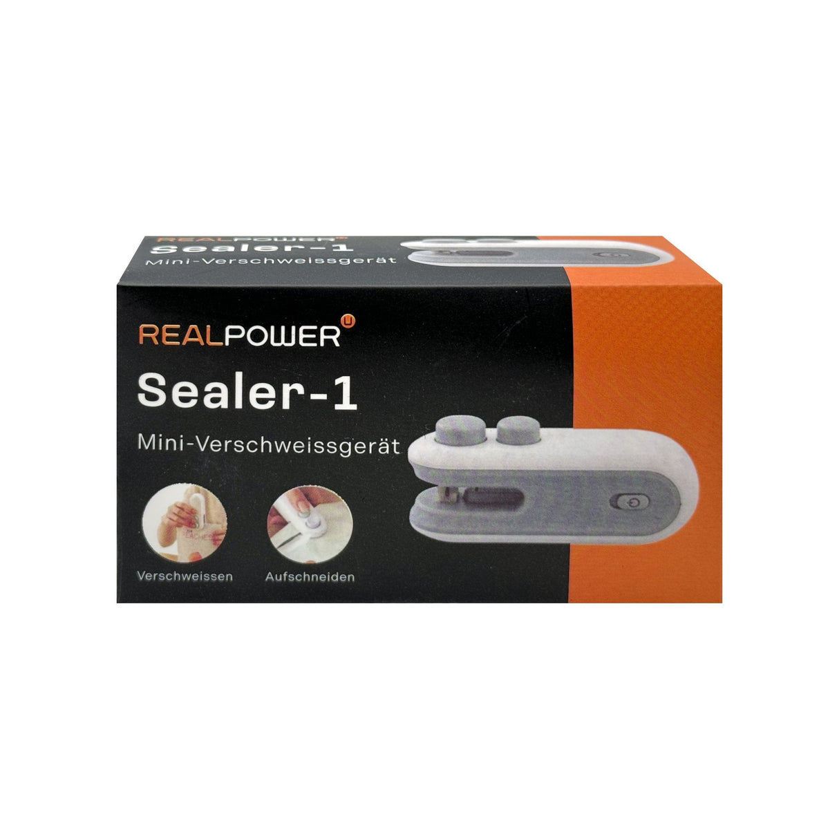 EAN 4040895012579 - RealPower 495515 sellador al vacío Negro, Plata imagen 3