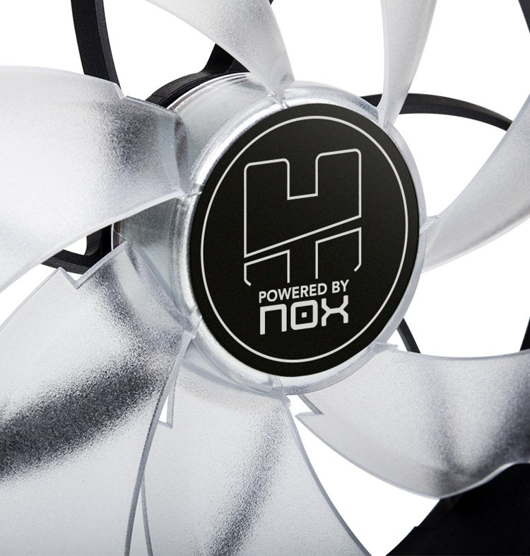 EAN 8436532164583 - NOX Hummer H-Fan LED Carcasa del ordenador Ventilador 12 cm Negro, Verde, Blanco imagen 5