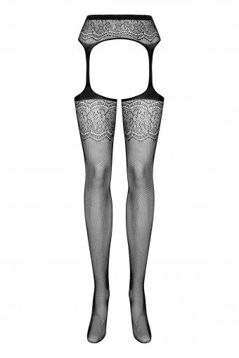 Obsessive S207 Medias Con Liguero Negro S/M/L