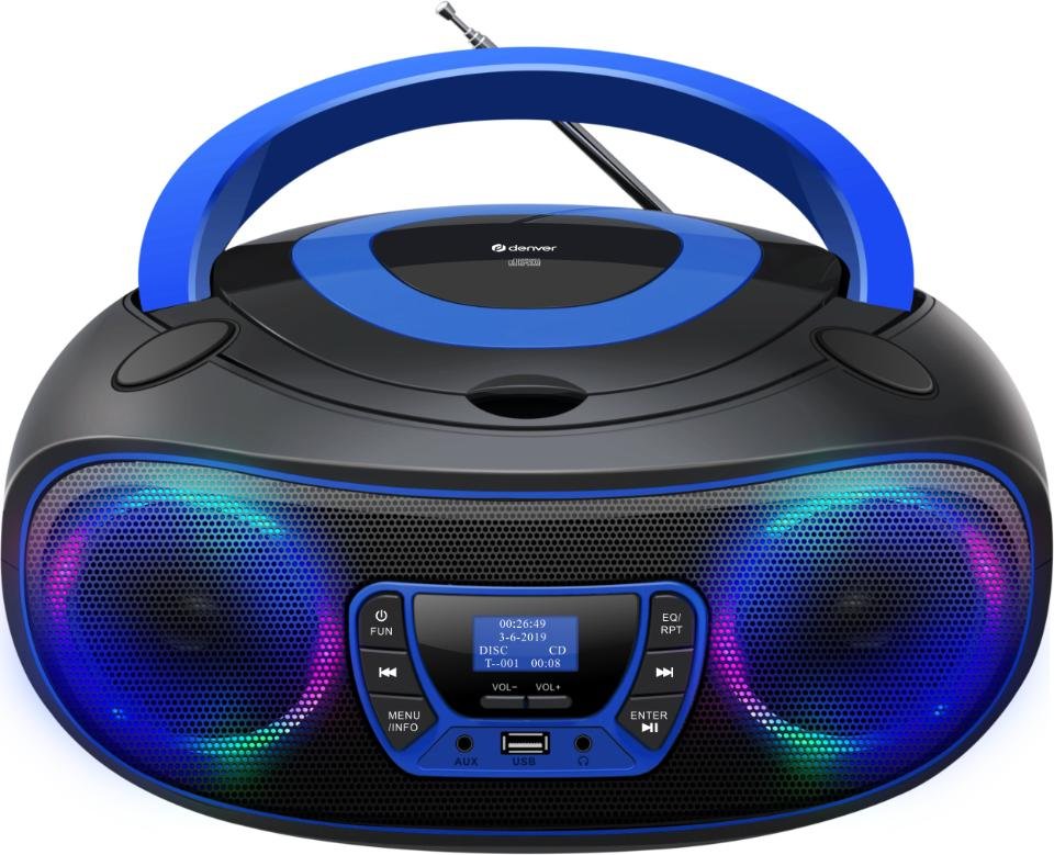 EAN 5706751079979 - Denver TDB-212BU Reproductor de CD portátil Azul imagen 1