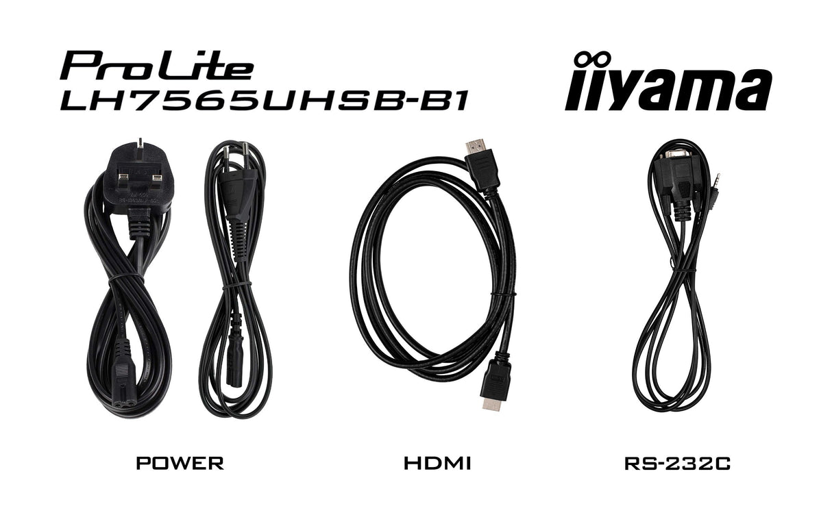 EAN 4948570123599 - iiyama LH7565UHSB-B1 pantalla de señalización Diseño de quiosco 189,2 cm (74.5") LED Wifi 800 cd / m² 4K imagen 17