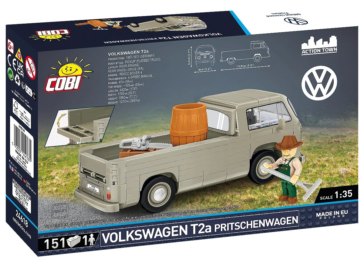 EAN 5902251246181 - COBI Action Town Volkswagen T2a imagen 8