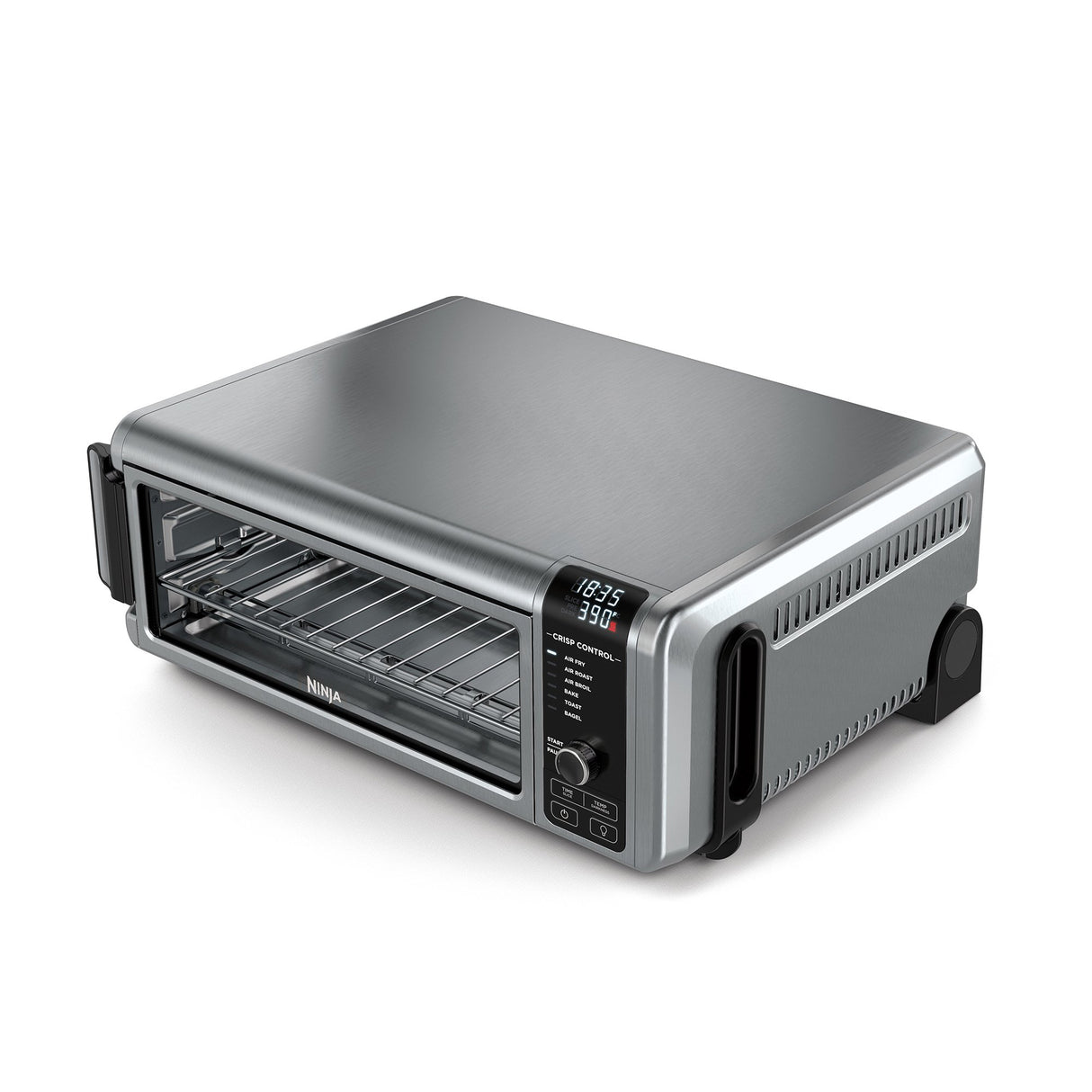 EAN 0622356240093 - Ninja SP101 Sencillo 10 L Independiente 2400 W Freidora de aire caliente Negro, Acero inoxidable imagen 1