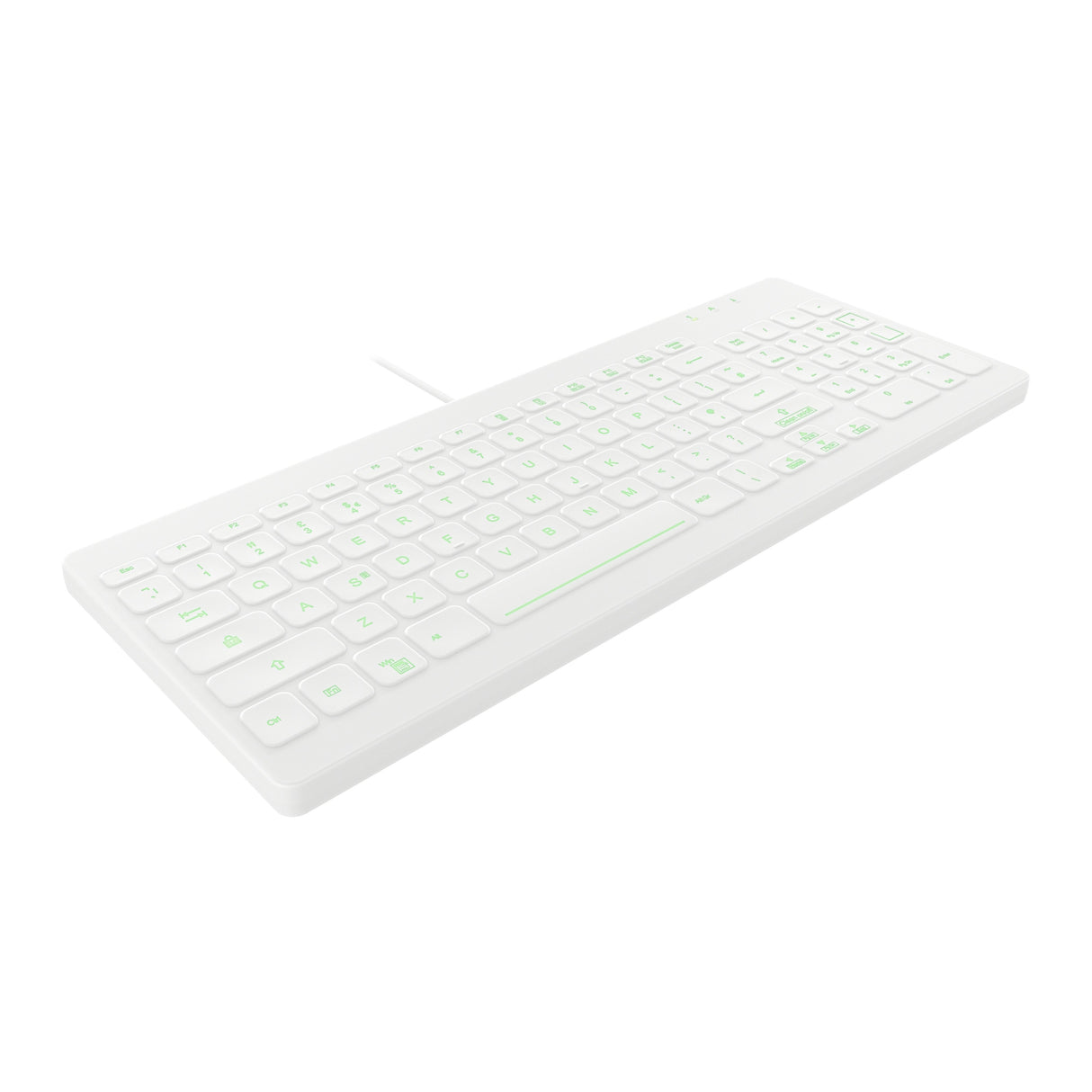 EAN 7061117233302 - Contour Design Active Key AK-CB7012 teclado Médico USB Inglés del Reino Unido Blanco imagen 2